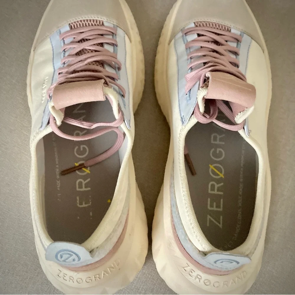 Cole Haan ZERØGRAND FlowerFoam Sneakers Birch Lavender Lightweight Casual US 10